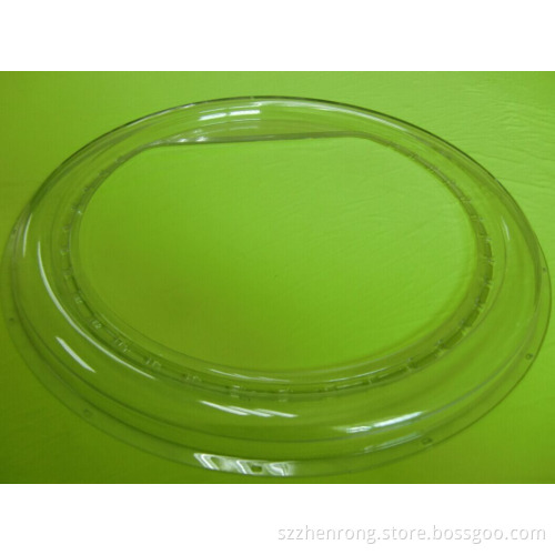 Transparent clear thermoforming plastic product